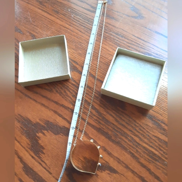 Nashelle Necklace Wire Wrapped Raw Jem Jewlery Long Chain - Picture 3 of 7